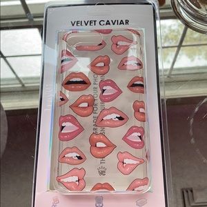 NEW Velvet Caviar iPhone 8 plus Nude Lips Case